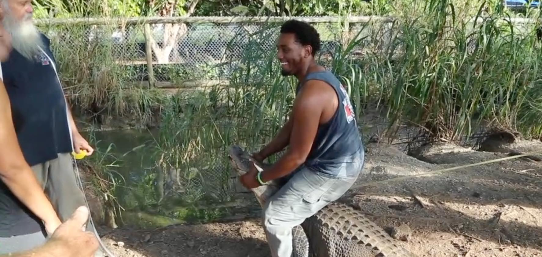 Rounding up Alligators at the Everglades Outpost